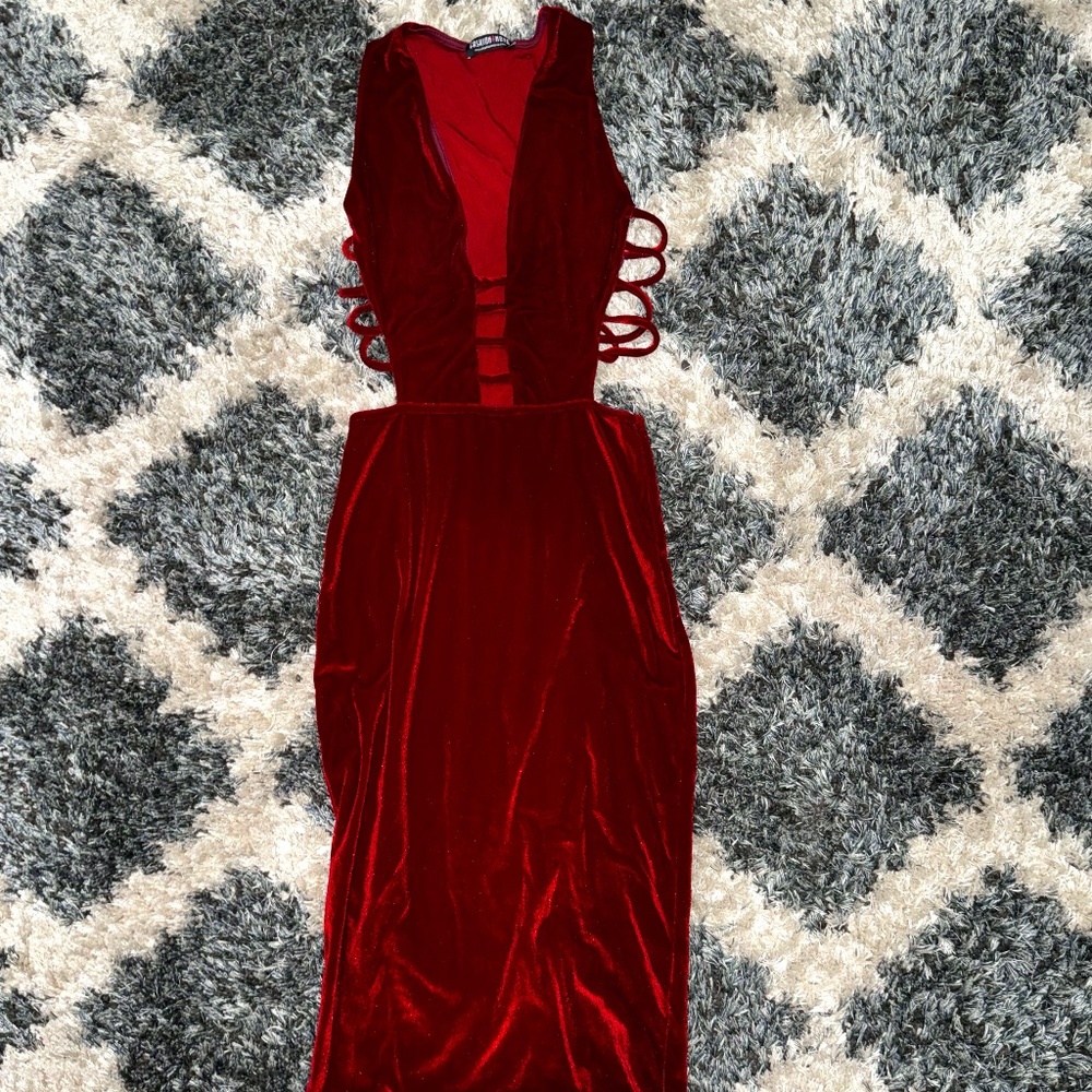 Velour Dress
